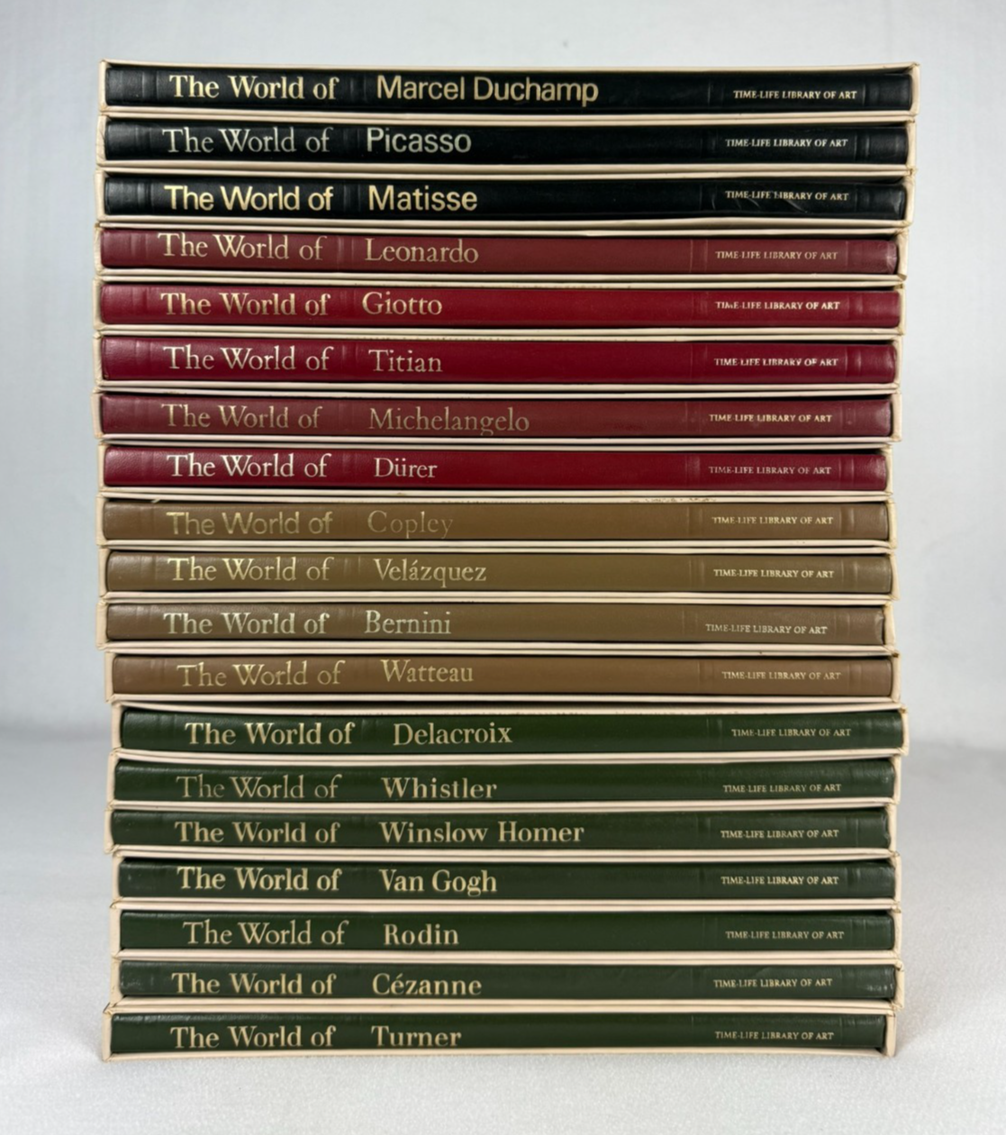 Time-Life Library of Art Lot of 19 Books Incomplete Set - Marcel Duchamp, Turne