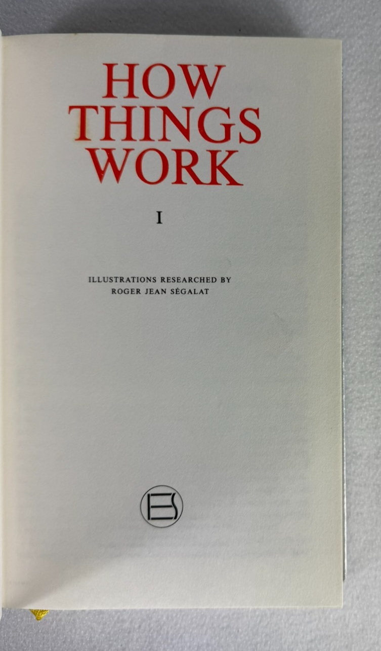 How Things Work Vol I–IV Illustrated Set Edito-Service Silver Covers