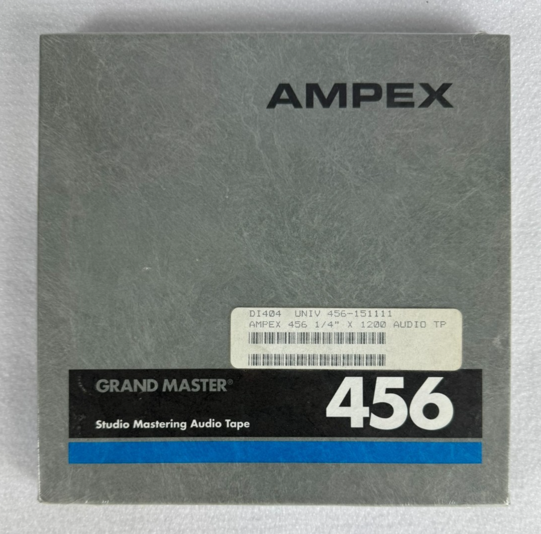 Lot of 11 Ampex 456 Grand Master Studio Mastering Audio Tapes New & Used
