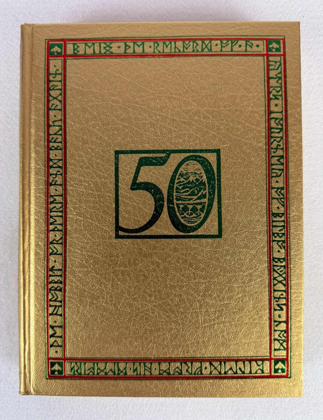 The Hobbit 50th Anniversary Edition J.R.R. Tolkien Gold Slipcase 1987 BOMC