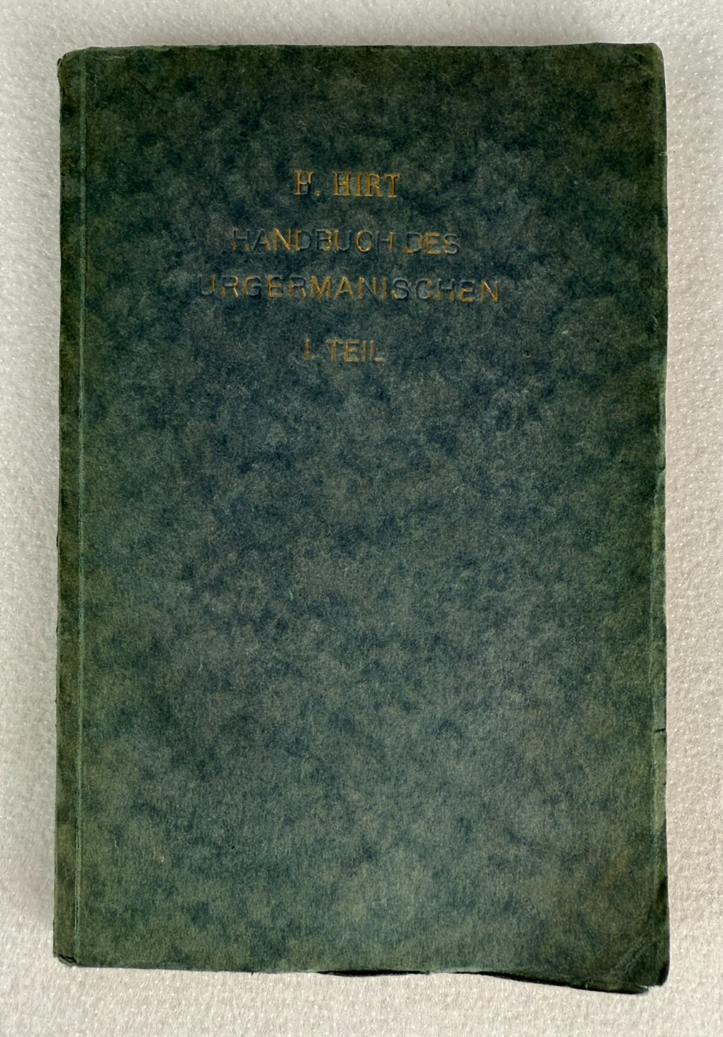 Hermann Hirt Handbuch des Urgermanischen 1931 Proto-Germanic Linguistics