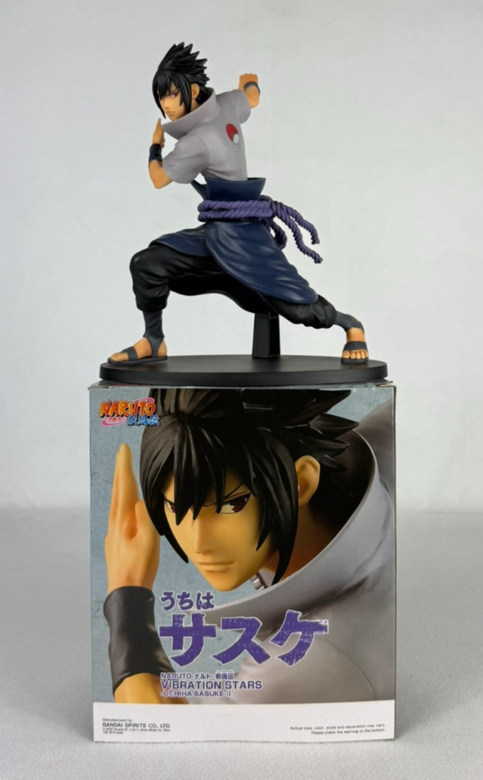 Naruto Vibration Stars Sasuke Uchiha II Figure Bandai Banpresto 20th Anniv