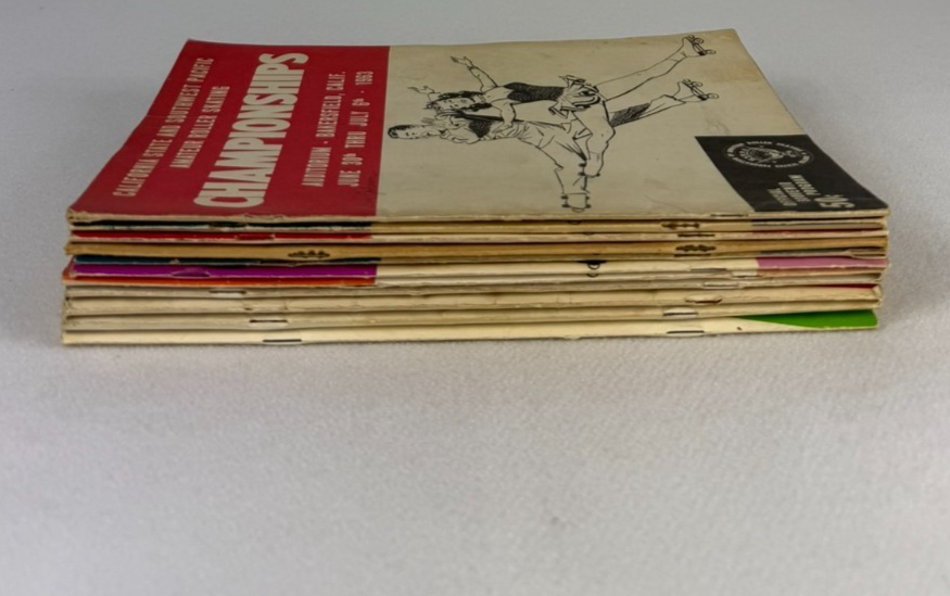 Vintage Roller Skating Championship Programs (11) 1963–1977 CA & US Events