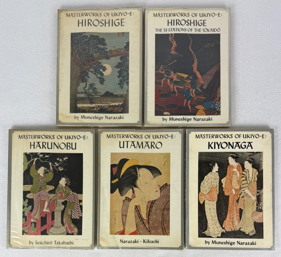 Masterworks of Ukiyo-e – 5-Volume Set | Japanese Woodblock Print Art - Kodansha