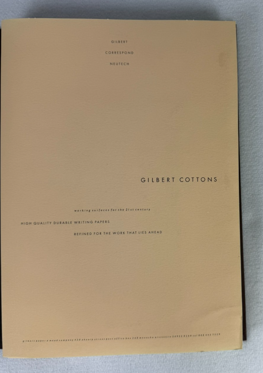 Gilbert Cottons Writing Papers Portfolio – High Quality Stationery Set in Case