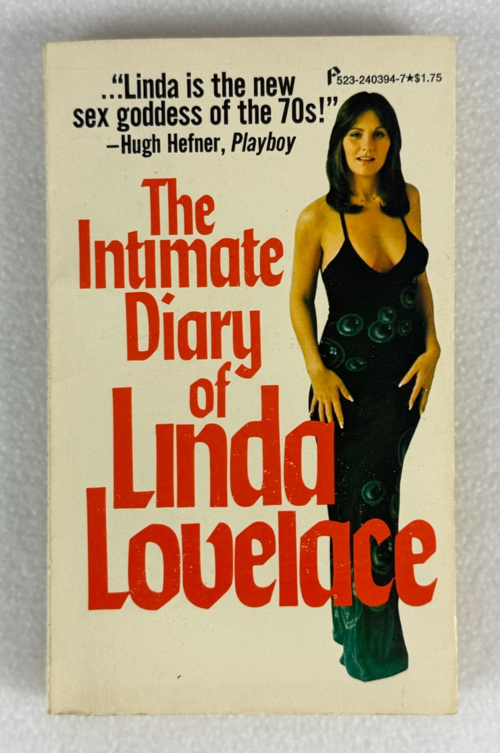 The Intimate Diary of Linda Lovelace 1974 1st Printing w/ Foldout Photo